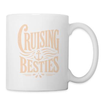 Cruising Besties - Tasse - Weiß - Rechts
