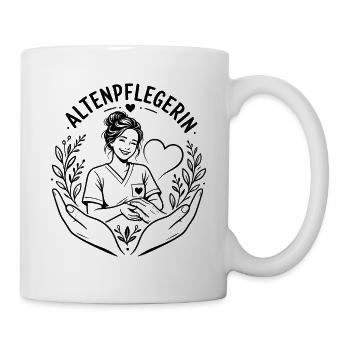Altenpflegerin - Tasse - Weiß - Rechts