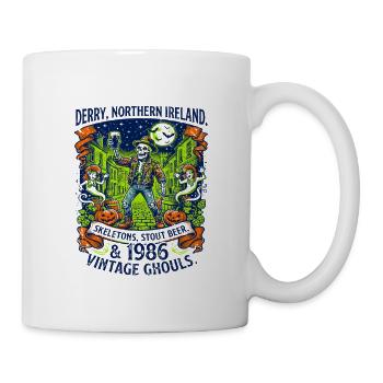 Derry Northern Ireland Skeletons Stout Beer 1986 - Tasse - Weiß - Rechts