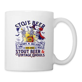 Derry Vintage Stout Beer Dublin Pub Style - Tasse - Weiß - Rechts