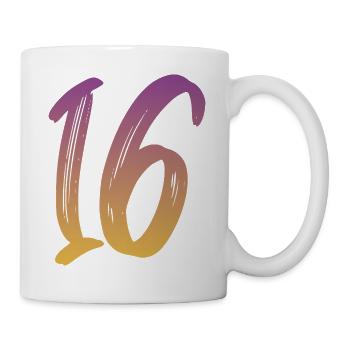 16 - Tasse - Weiß - Rechts