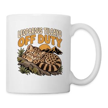  Leopardus Tilcayo Außer Dienst Schlafende - Tasse - Weiß - Rechts