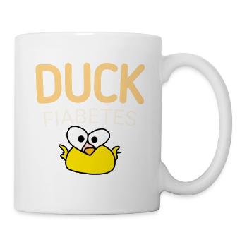 Ente Fiabetes wieder  - Tasse - Weiß - Rechts