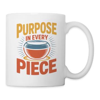 Gifts For Pottery Makers In Every Piece Pottery - Tasse - Weiß - Rechts