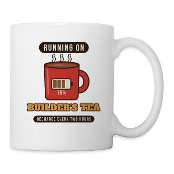 Laufen auf Builder's Tea - Tasse - Weiß - Rechts