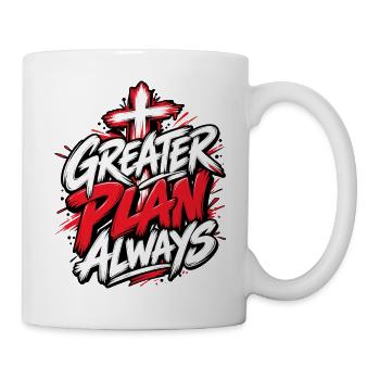 Greater Plan Always Cross Design - Tasse - Weiß - Rechts