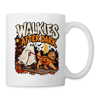 Walkies After Dark - Tasse - Weiß - Rechts