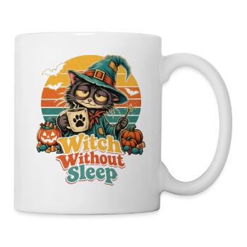 Halloween Krankenschwester Mumie Nachtschicht RN - Tasse - Weiß - Rechts