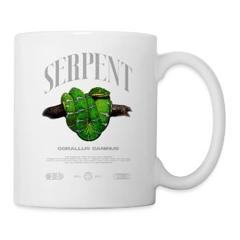 Smaragdbaumboa-Schlangenbesitzer und Reptilienhalter - Tasse - Weiß - Rechts