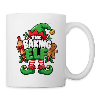 Die Backelf Festtagszauber - Tasse - Weiß - Rechts