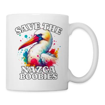 Nazca Tölpel Save Nazca Booby - Tasse - Weiß - Rechts