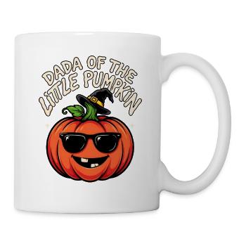 Dada der Familie Little Pumpkin Mama passt zusammen - Tasse - Weiß - Rechts