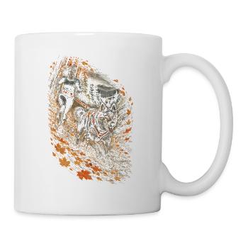 Canicross Hundesport Hundelauf - Tasse - Weiß - Rechts
