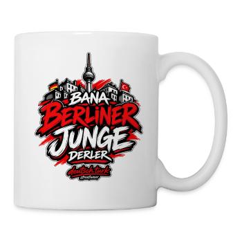 Bana Berliner Junge derler – Berlin Streetwear - Tasse - Weiß - Rechts