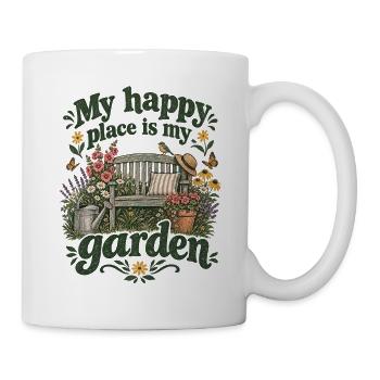 Gartenruhe: Garten Lover Geschenkidee - Tasse - Weiß - Rechts