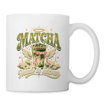 Matcha Himmel Becher - Tasse - Weiß - Rechts