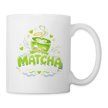 Matcha aus Himmel – Kawaii Tasse - Tasse - Weiß - Rechts
