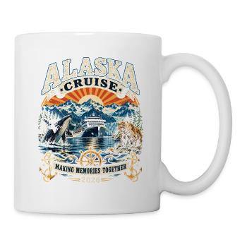 Alaska Kreuzfahrt 2026 Erinnerungen - Tasse - Weiß - Rechts