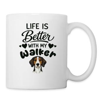  Das Leben Ist Besser Mit Meinem Treeing Walker - Tasse - Weiß - Rechts
