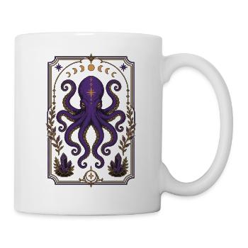 Witchy Tarot Octopus - Tasse - Weiß - Rechts