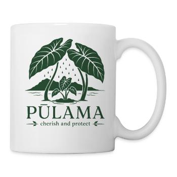 Pūlama schätzen und schützen - Tasse - Weiß - Rechts