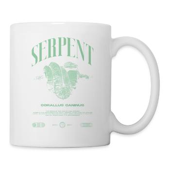 Smaragdbaumboa-Schlangenbesitzer und Reptilienhalter - Tasse - Weiß - Rechts
