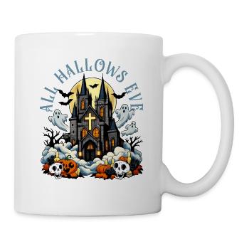 Katholischen Kirche Zu Halloween - Tasse - Weiß - Rechts