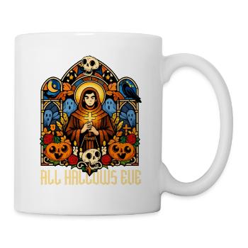 Katholischen Kirche Zu Halloween - Tasse - Weiß - Rechts