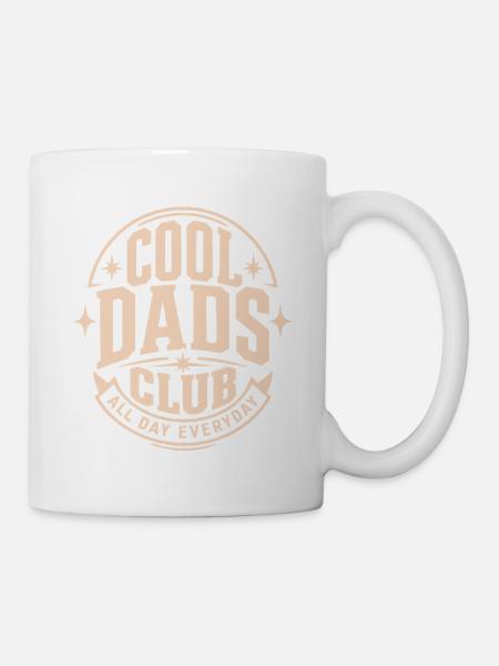 Cool Dads Club - Tasse - Weiß