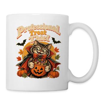Halloween Katze Professional Treat Thief für Cat - Tasse - Weiß - Rechts