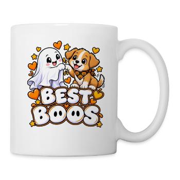 Beste Buds Hund und Geist - Tasse - Weiß - Rechts