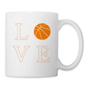 Love Basketball  - Tasse - Weiß - Rechts