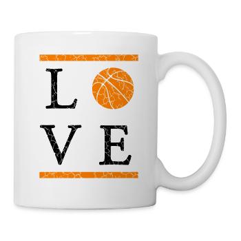 Basketball Design Streetball - Tasse - Weiß - Rechts