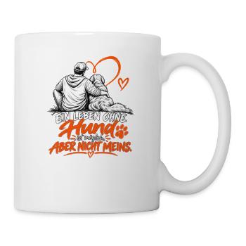 Hundeliebe: Leben mit Hund - Tasse - Weiß - Rechts