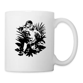 Football Spieler - Tasse - Weiß - Rechts