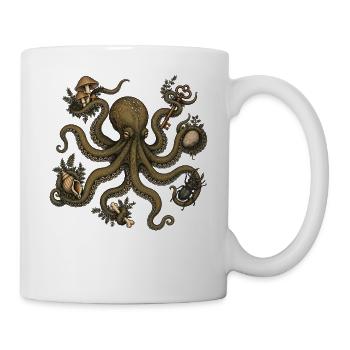 Goblincore Octopus - Tasse - Weiß - Rechts