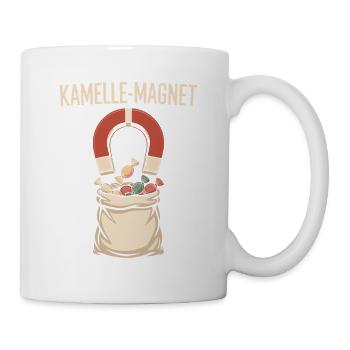 Kamelle Magnet Zoch Rosenmontag Kölner Karneval - Tasse - Weiß - Rechts