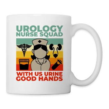 Abteilung Für Urologie Und Krankenpfleger - Tasse - Weiß - Rechts