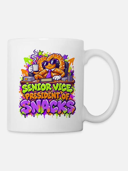 Senior Vice President Snacks - Tasse - Weiß
