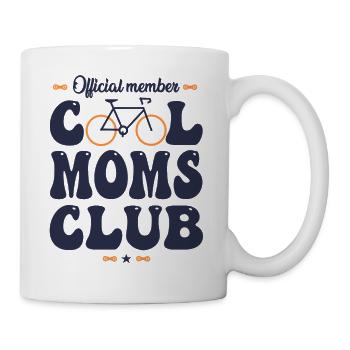 Radfahrer – cooler Mama-Fahrradclub - Tasse - Weiß - Rechts