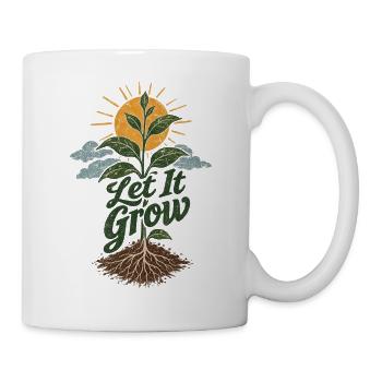 Let It Grow Gärtner  - Tasse - Weiß - Rechts