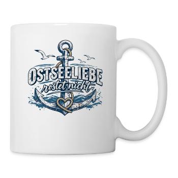 OstseeLiebe Rostet Nicht - Tasse - Weiß - Rechts