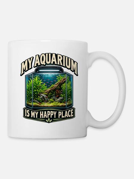My Aquarium - Tasse - Weiß