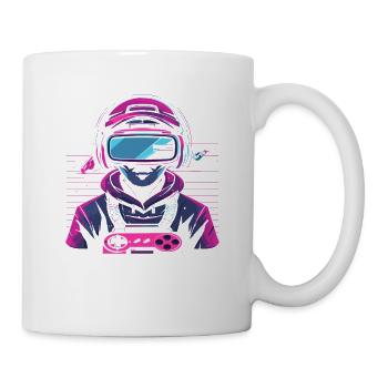 Gaming 90er Jahre - Tasse - Weiß - Rechts