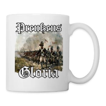 Preußische Uniform Geschenk preußisch blau Flagge - Tasse - Weiß - Rechts
