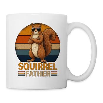 Squirrel Father - Tasse - Weiß - Rechts