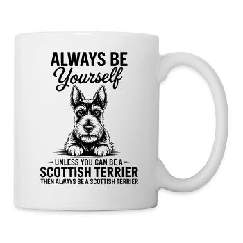 Scottish Terrier Spruch Scottish Terrier Geschenk  - Tasse - Weiß - Rechts