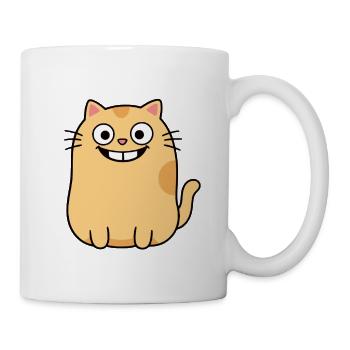 Katze - Tasse - Weiß - Rechts