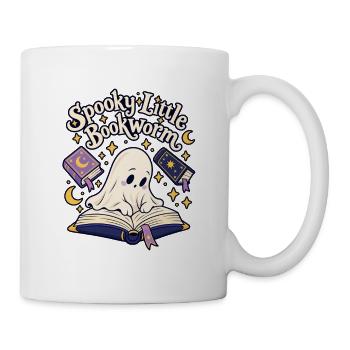 Spooky Little Bookworm - Tasse - Weiß - Rechts