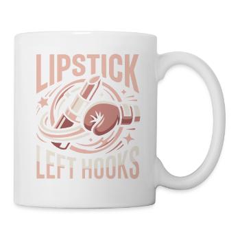 Lipstick Left Hooks Gloves Boxing Gloves - Tasse - Weiß - Rechts